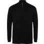 Henbury Unisex zip through cardigan black