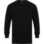Henbury Men's crew neck jumper black
