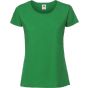 fruit of the loom Ladies Iconic 195 ringspun premium T kelly green