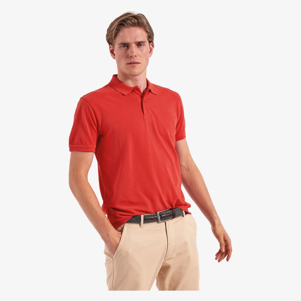 Polo homme délavé vintage « coastal » asquith-&-fox