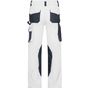 James&Nicholson Workwear Pants -STRONG- white/carbon