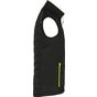 James&Nicholson Men´s Hybrid Vest black/neon_yellow