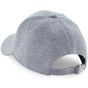 Beechfield Casquette de baseball style athleisure en jersey heather_grey