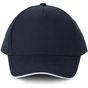 K-up Casquette avec sandwich contrasté - 5 panneaux  navy/white