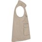 WK Designed To Work Gilet polycoton multipoches rembourré unisexe beige
