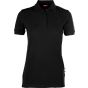 HRM Women's Heavy Performance Polo Black