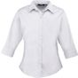 Premier Chemisier popeline manches 3/4 silver