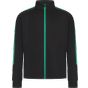 Finden+Hales Kids' knitted tracksuit top black/emerald