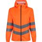 Regatta Men's Hi-Vis Pro Waterproof Reflective Packaway Work Jacket orange