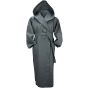 A&R Peignoir gauffré avec capuche Robezz® Graphite