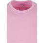 Build Your Brand Acid Washed Round Neck Tee Soft pink