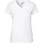 Neutral Ladies V-Neck T-Shirt white