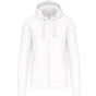 Kariban Sweat-shirt capuche zippé unisexe white