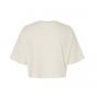 Bella Women's jersey crop tee vintage_white
