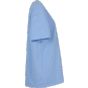 Build Your Brand Ladies Oversized Boyfriend Tee Powder blue