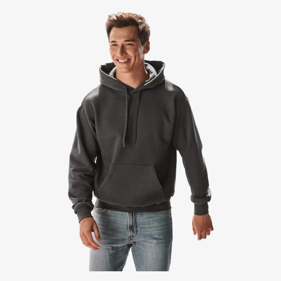 Fruit of the Loom - 62-208-0 - Sweatshirt - Homme - Gris - Gris  (anthracite) - Taille: S : : Mode