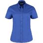 Kustom Kit Women's Premium Oxford Shirt Short Sleeve Royal