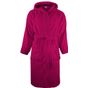 The One Towelling Bathrobe Hooded magenta