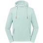 Russell-pure-organic Pure Organic High Collar Hooded Sweat aqua