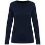 Kariban Premium T-shirt Supima® col V manches longues femme deep_navy