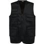 WK Designed To Work Gilet polycoton multipoches doublé unisexe black