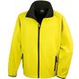 result Printable softshell yellow/black