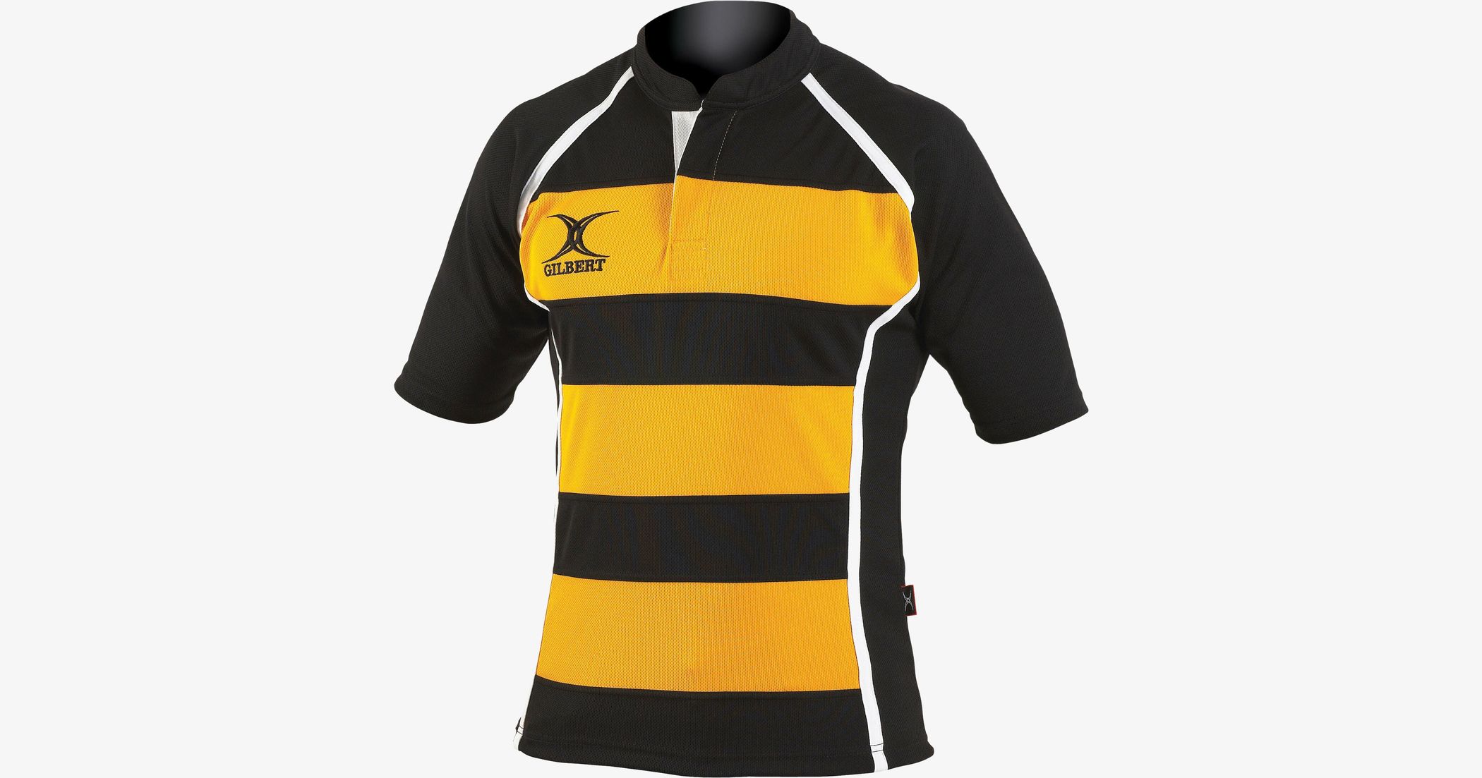 Maillot Rugby Entrainement XACT II Noir Gilbert En Vente Sur Rugby Shop