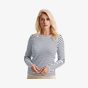 Asquith & Fox T-shirt marinière « coastal » femme à manches longues