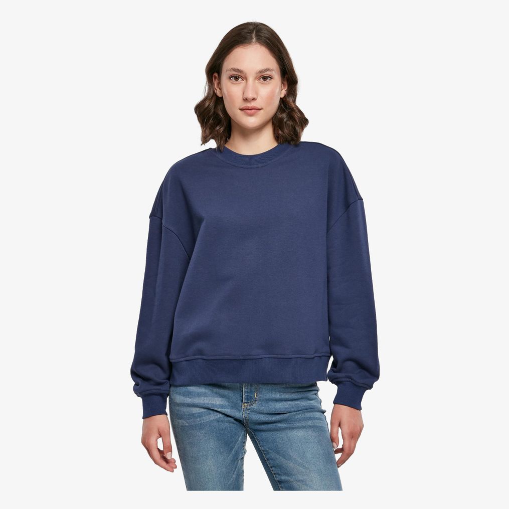 Ladies Oversized Crewneck Sweatshirt Build Your Brand