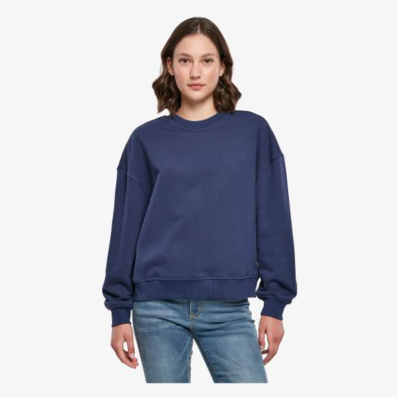 Ladies Oversized Crewneck Sweatshirt Build Your Brand