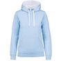 Kariban sweat-shirt capuche contrastée femme sky_blue/white