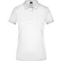 James&Nicholson Ladies´ Elastic Polo Piqué white