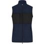 James&Nicholson Ladies´ Fleece Vest navy/black
