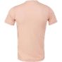 Bella Unisex triblend short sleeve tee peach_triblend