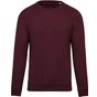 Kariban Sweat-shirt BIO col rond manches raglan homme  wine_heather