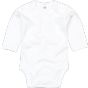 Babybugz Baby long sleeve bodysuit white