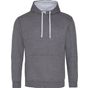 AWDis Just Hoods Varsity Hoodie charcoal/heather_grey