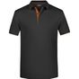 James&Nicholson Men´s Polo Stripe black/orange