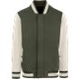 HRM Men´s Premium College Jacket Olive / Stone