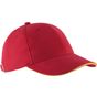 k-up Orlando - Casquette 6 panneaux red/yellow