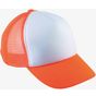 K-up Casquette Trucker enfant - 5 panneaux white/fluorescent_orange