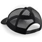 Beechfield Casquette américaine vintage junior black/white
