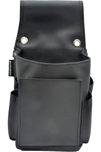 Large-Capacity Cashier's Holster Polyester - Black