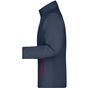 James&Nicholson Men´s Promo Softshell Jacket iron_grey/red