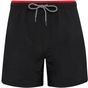 Asquith & Fox Short de bain black/red