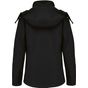 kariban Veste softshell à capuche femme black