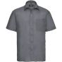 Russell Chemise en Popeline Polyester/Coton classique manches courtes homme convoy_grey