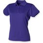 Henbury Ladies Coolplus Polo Shirt bright_purple