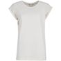 Build Your Brand Ladies Extended Shoulder Tee white_sand
