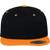 flexfit Classic Snapback 2-Tone Cap black/neon_orange